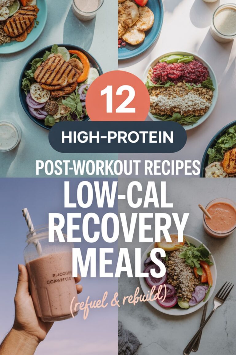 12 High-Protein Low-Calorie Recipes for Post-Workout Recovery