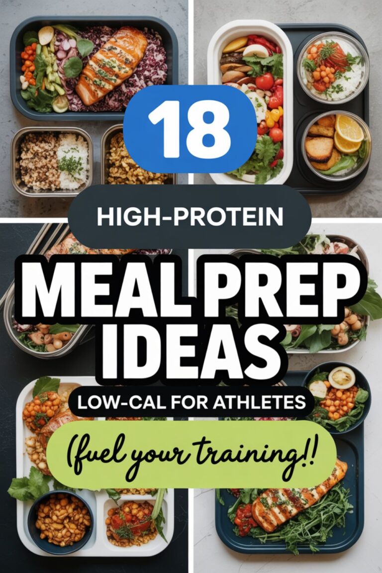 18 High-Protein Low-Calorie Meal Prep Ideas for Athletes