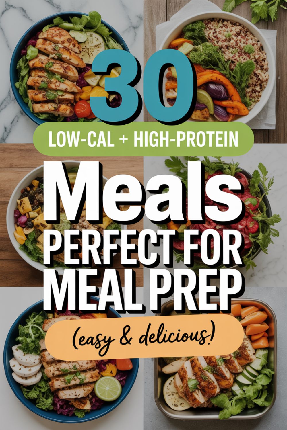 30 Low Calorie High Protein Meals Perfect for Meal Prep