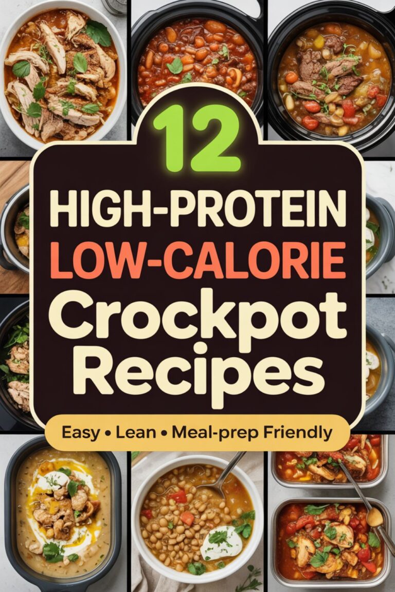 12 High-Protein Low-Calorie Crockpot Recipes