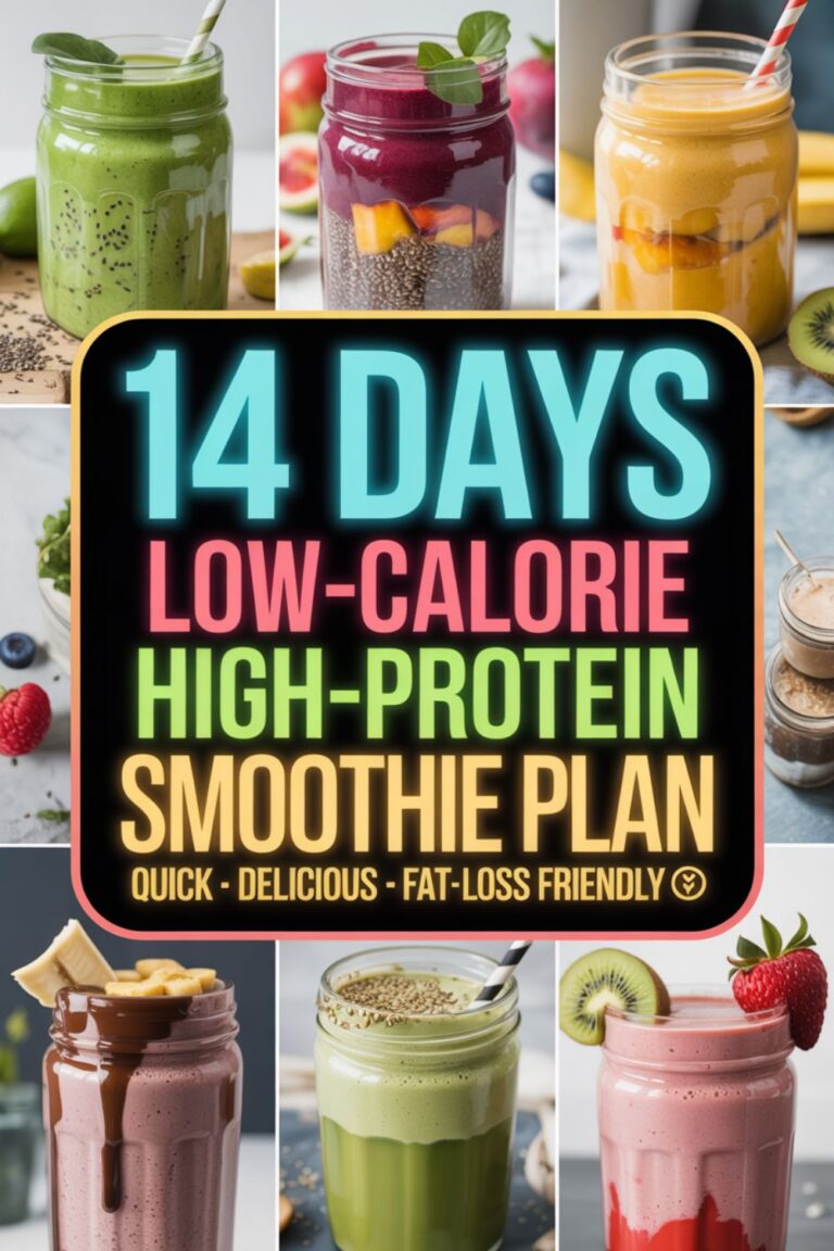 14-Day Low-Calorie High-Protein Smoothie Plan