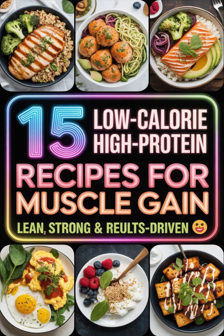 15 Low-Calorie High-Protein Recipes for Muscle Gain