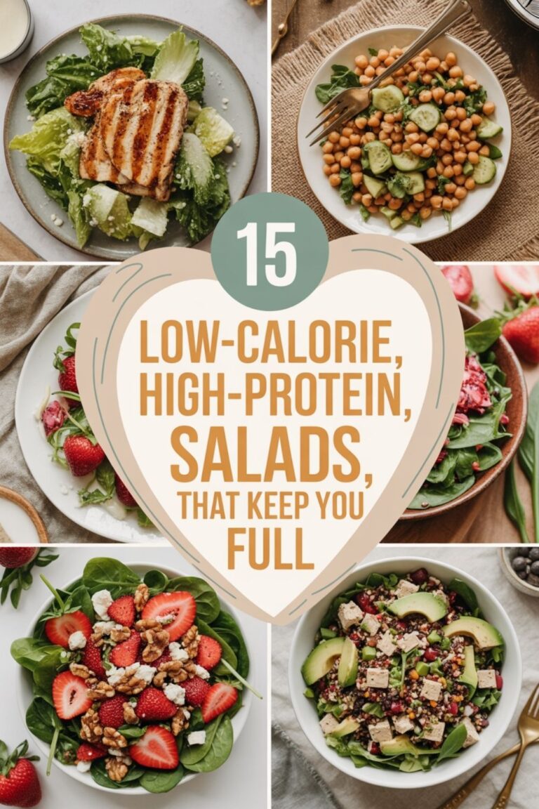 15 Low-Calorie, High-Protein Salads That Keep You Full