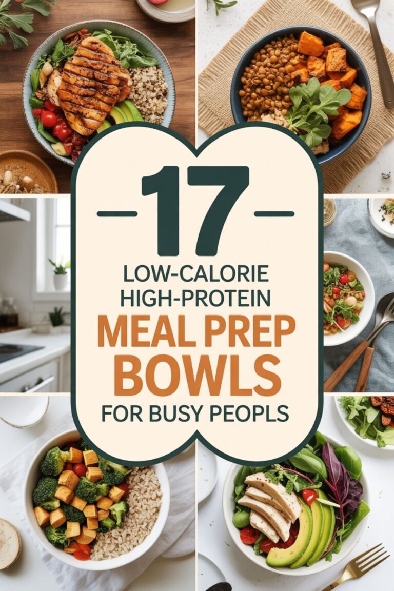 17 Low-Calorie High-Protein Meal Prep Bowls for Busy People