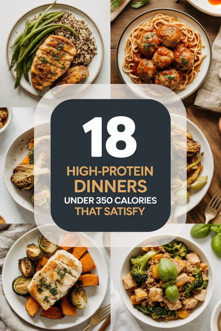 18 High-Protein Dinners Under 350 Calories