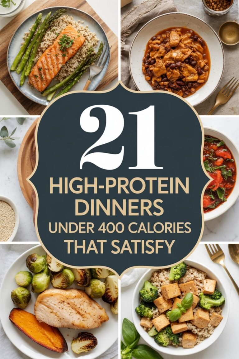21 High-Protein Dinners Under 400 Calories