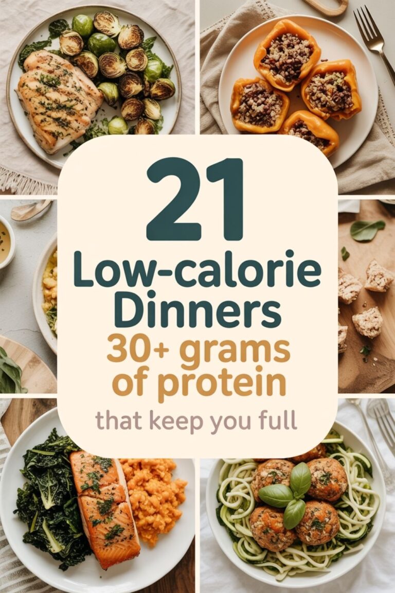 21 Low-Calorie Dinners with 30+ Grams of Protein