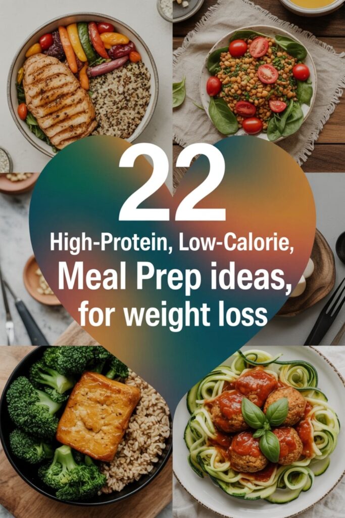 22 High-Protein, Low-Calorie Meal Prep Ideas For Weight Loss