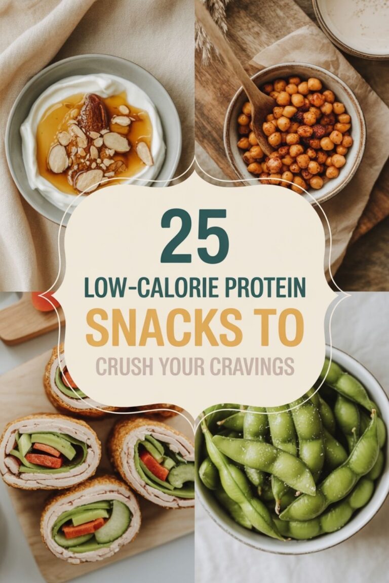 25 Low-Calorie Protein Snacks to Crush Your Cravings