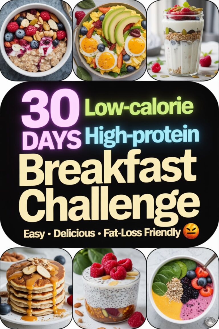 30-Day Low-Calorie High-Protein Breakfast Challenge: Transform Your Mornings (And Your Body) 1 30-Day Low-Calorie High-Protein Breakfast Challenge: Transform Your Mornings (And Your Body)