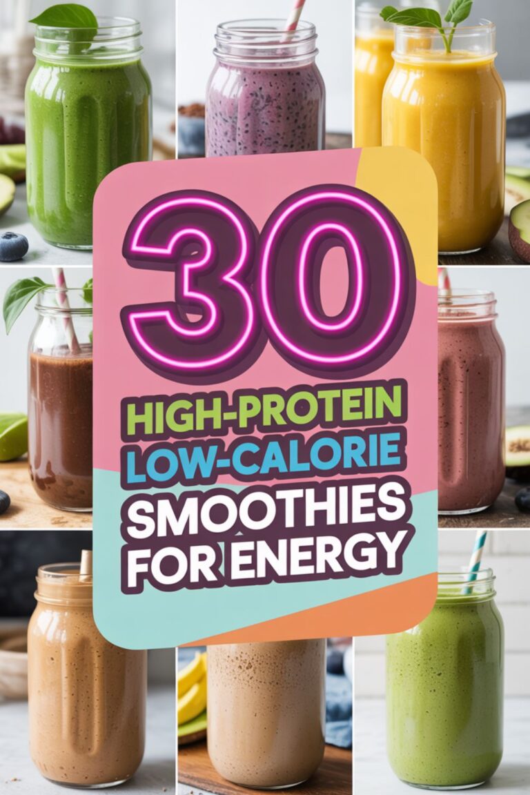 30 High-Protein Low-Calorie Smoothies for Energy 3 30 High-Protein Low-Calorie Smoothies for Energy
