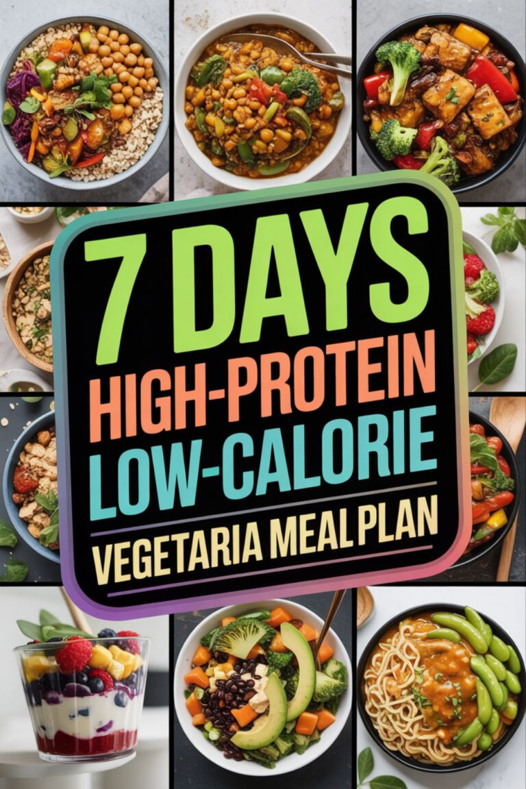 7-Day High-Protein Low-Calorie Vegetarian Meal Plan 5 7-Day High-Protein Low-Calorie Vegetarian Meal Plan