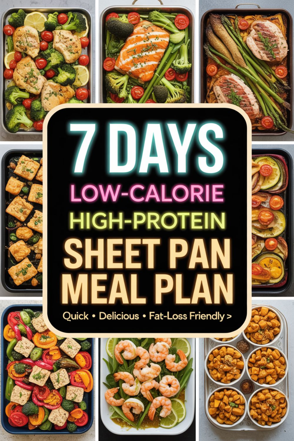 7-Day Low-Calorie High-Protein Sheet Pan Meal Plan 2