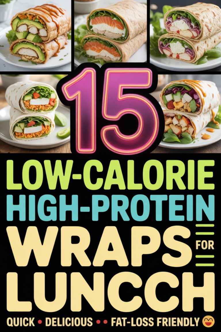 15 Low-Calorie High-Protein Wraps for Lunch 1 15 Low-Calorie High-Protein Wraps for Lunch