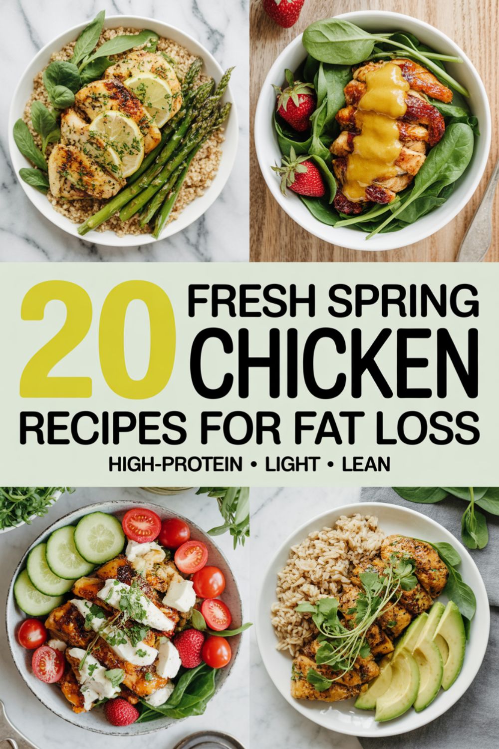20 Fresh Spring Chicken Recipes for Fat Loss
