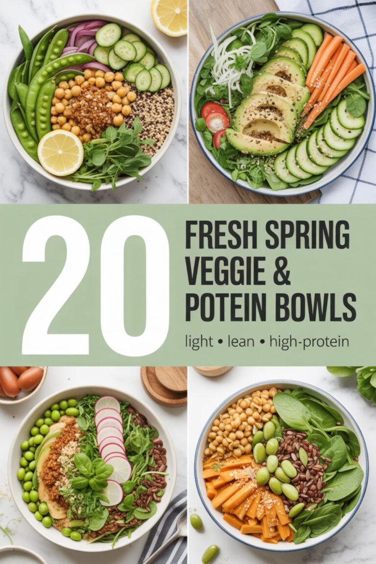 20 Fresh Spring Veggie Protein Bowls 1 20 Fresh Spring Veggie Protein Bowls