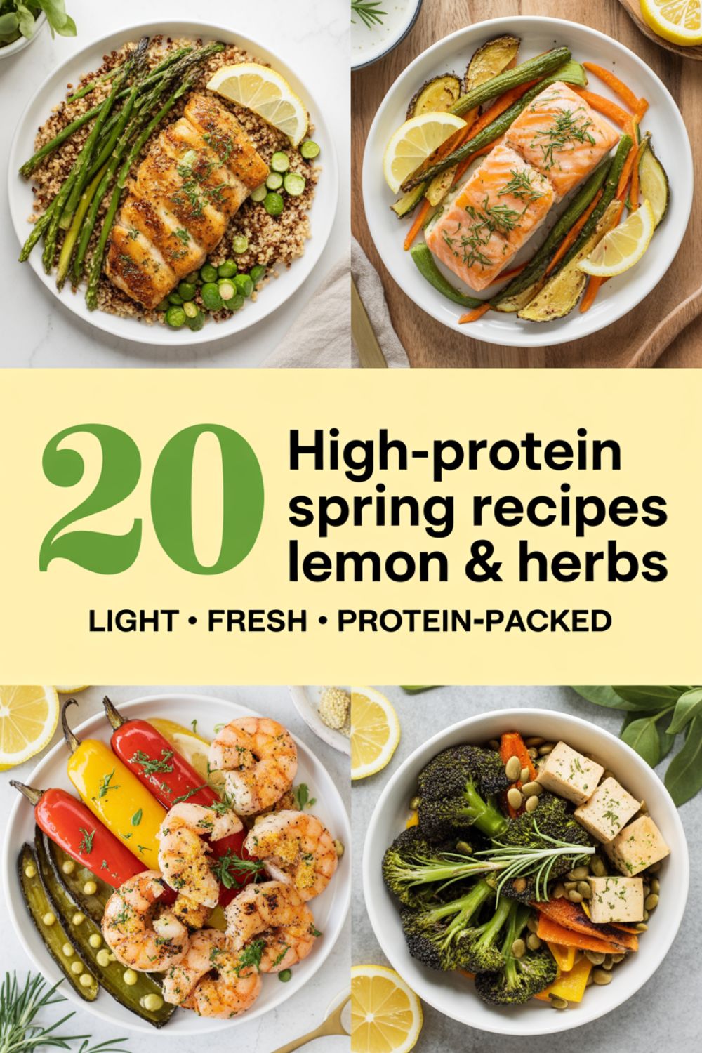 20 High-Protein Spring Recipes with Lemon & Herbs 2