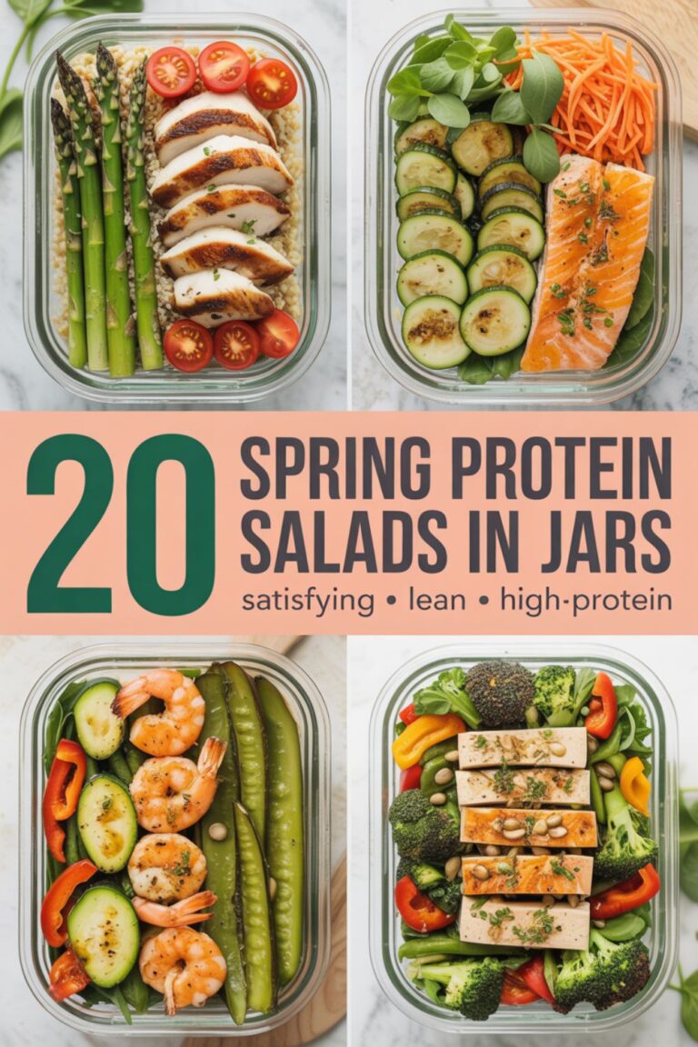 20 Spring Protein Salads in Jars That'll Make You Actually Look Forward to Lunch 3 20 Spring Protein Salads in Jars That’ll Make You Actually Look Forward to Lunch