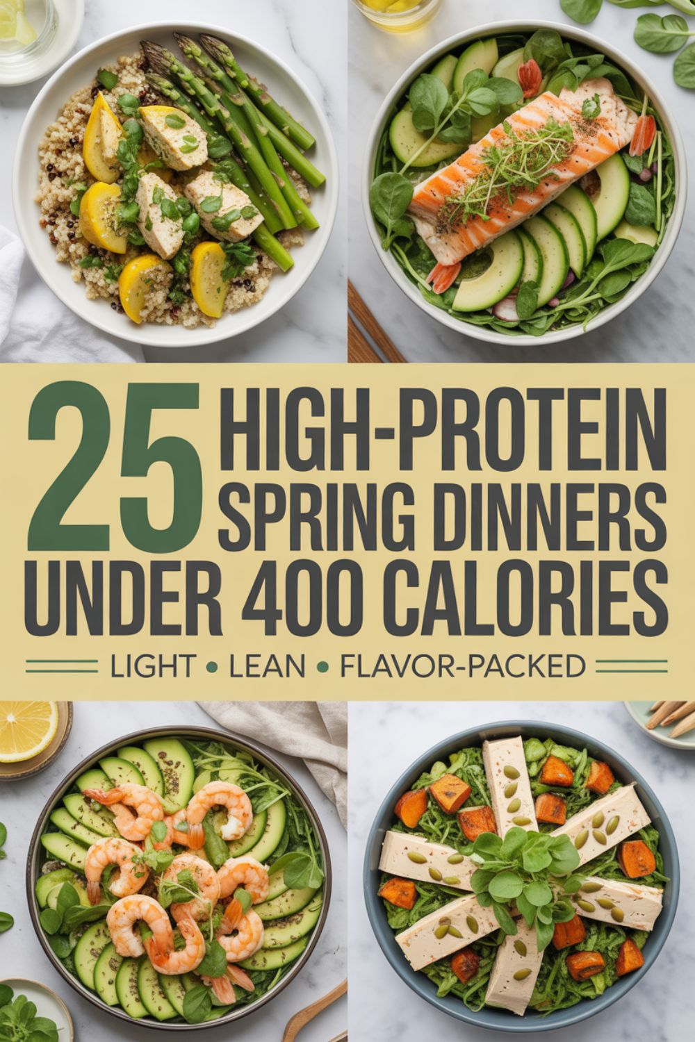 25 High Protein Spring Dinners Under 400 Calories