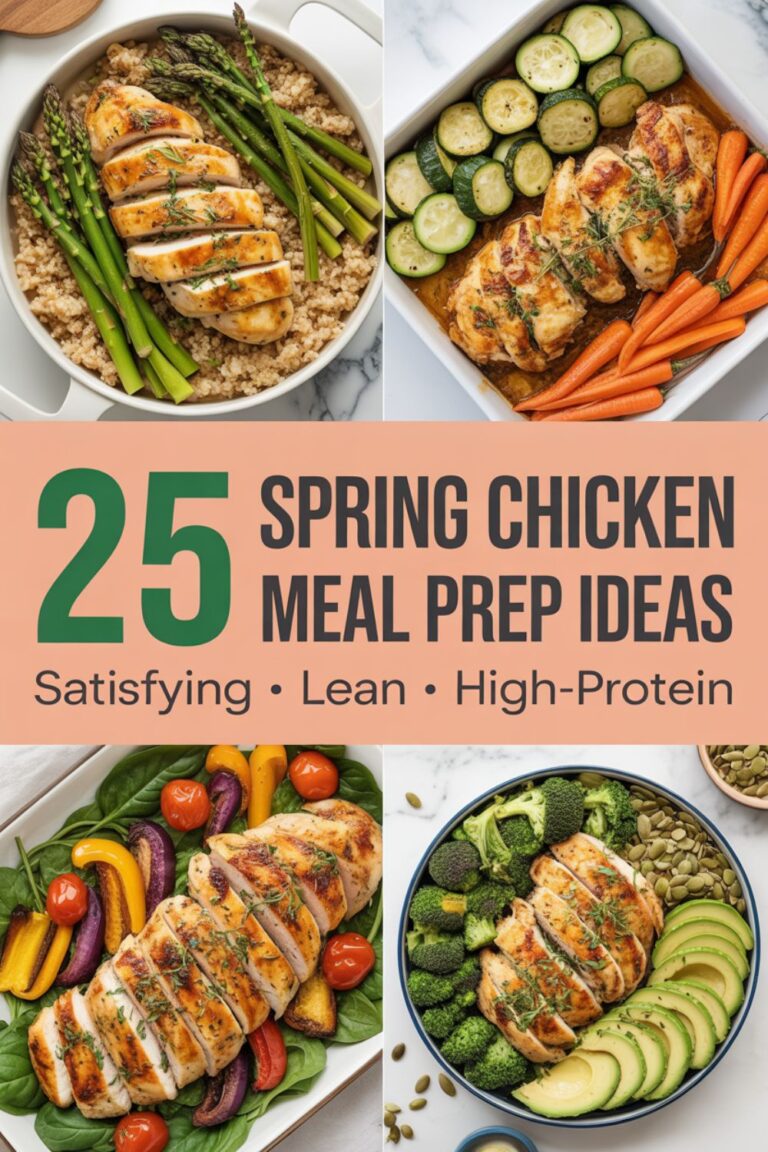 25 Spring Meal Prep Ideas(High-Protein, Low-Calorie) 3 25 Spring Meal Prep Ideas(High-Protein, Low-Calorie)