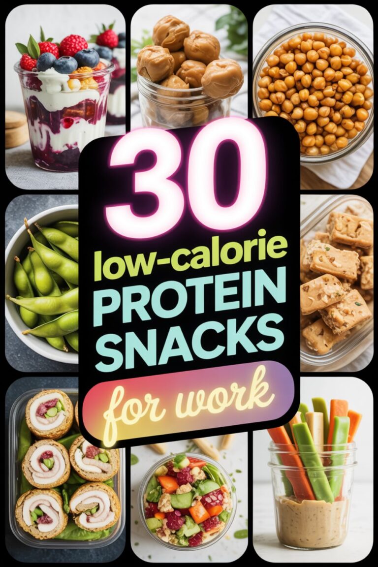 30 Easy Low-Calorie Protein Snack Ideas for Work 5 30 Easy Low-Calorie Protein Snack Ideas for Work