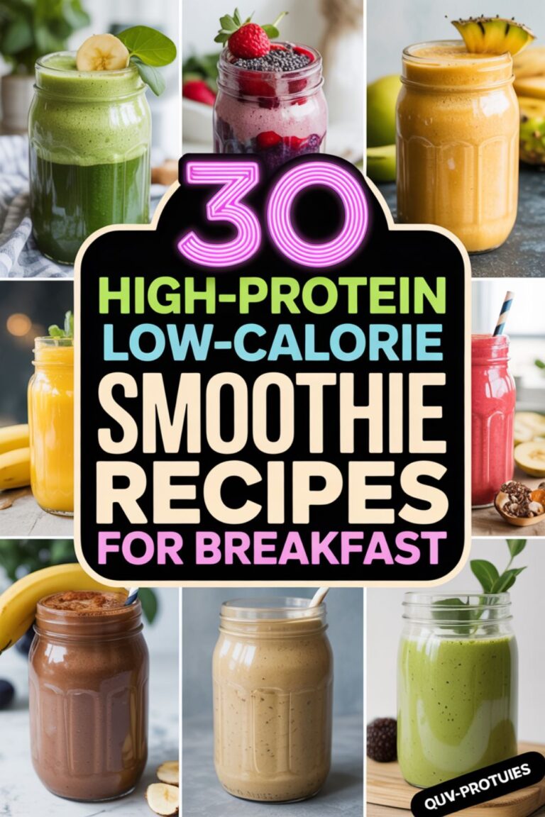 30 High-Protein Low-Calorie Smoothie Recipes for Breakfast 9 30 High-Protein Low-Calorie Smoothie Recipes for Breakfast