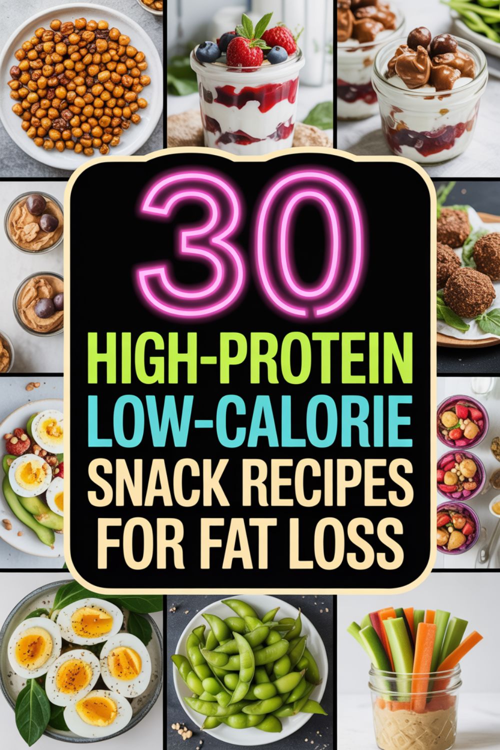 30 High Protein Low Calorie Snack Recipes for Fat Loss