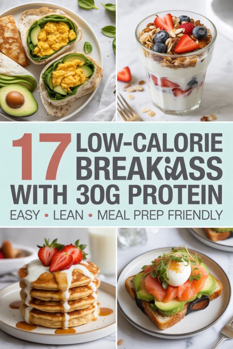 17 Low-Calorie Breakfast Recipeswith 30g Protein