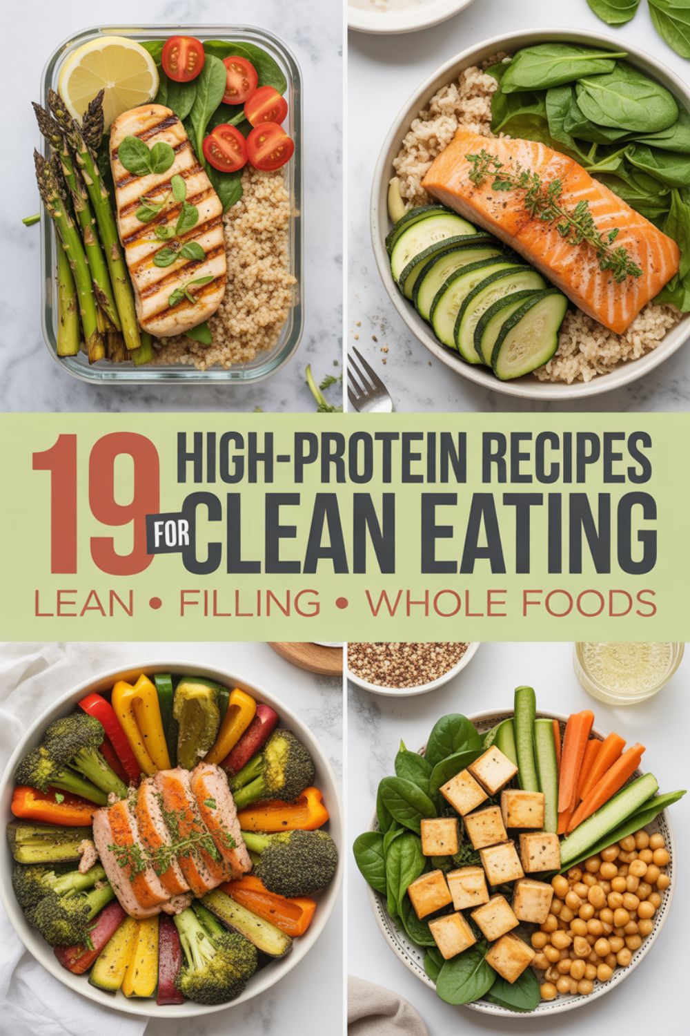 19 High Protein Recipes for Clean Eating