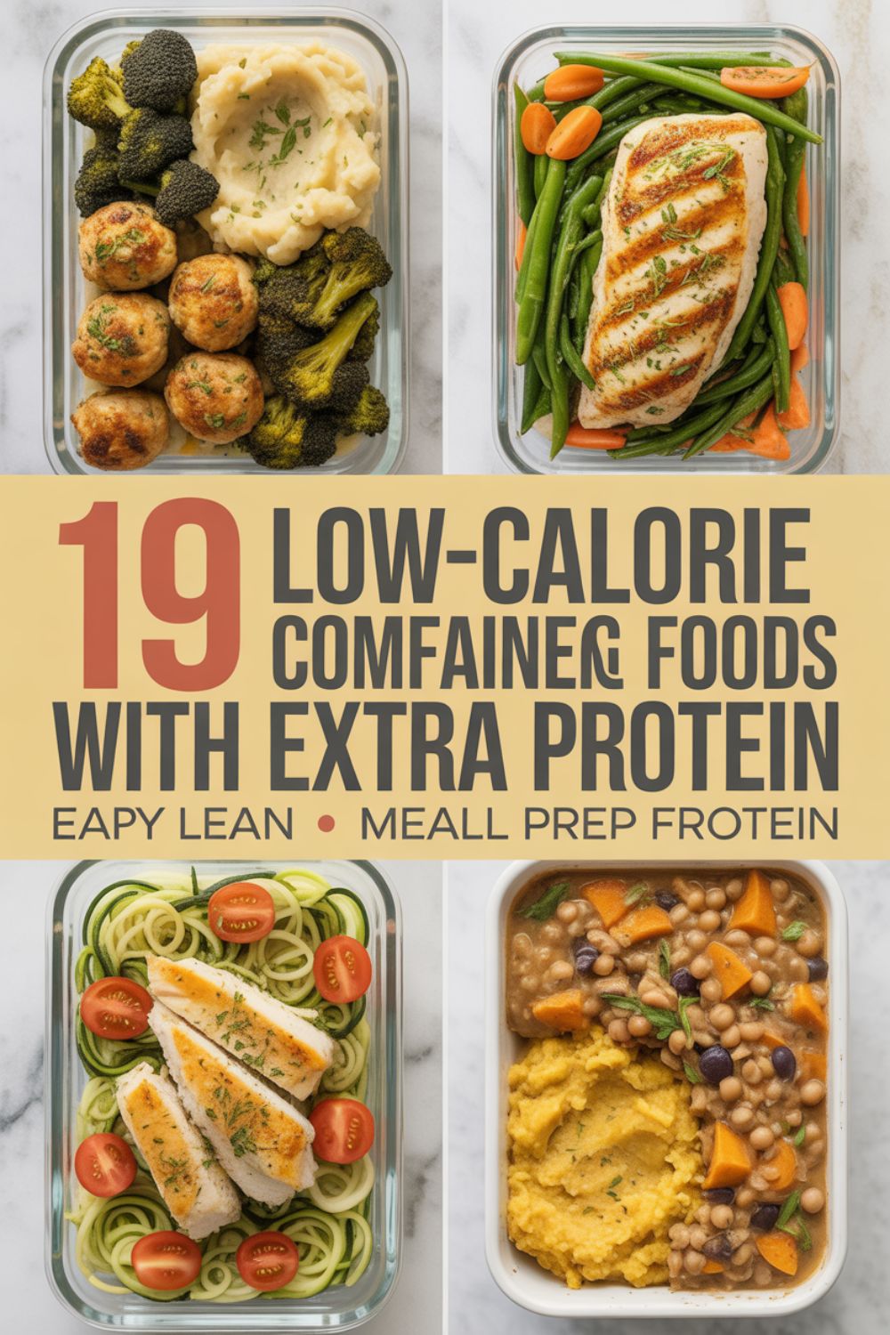 19 Low Calorie Comfort Foods with Extra Protein