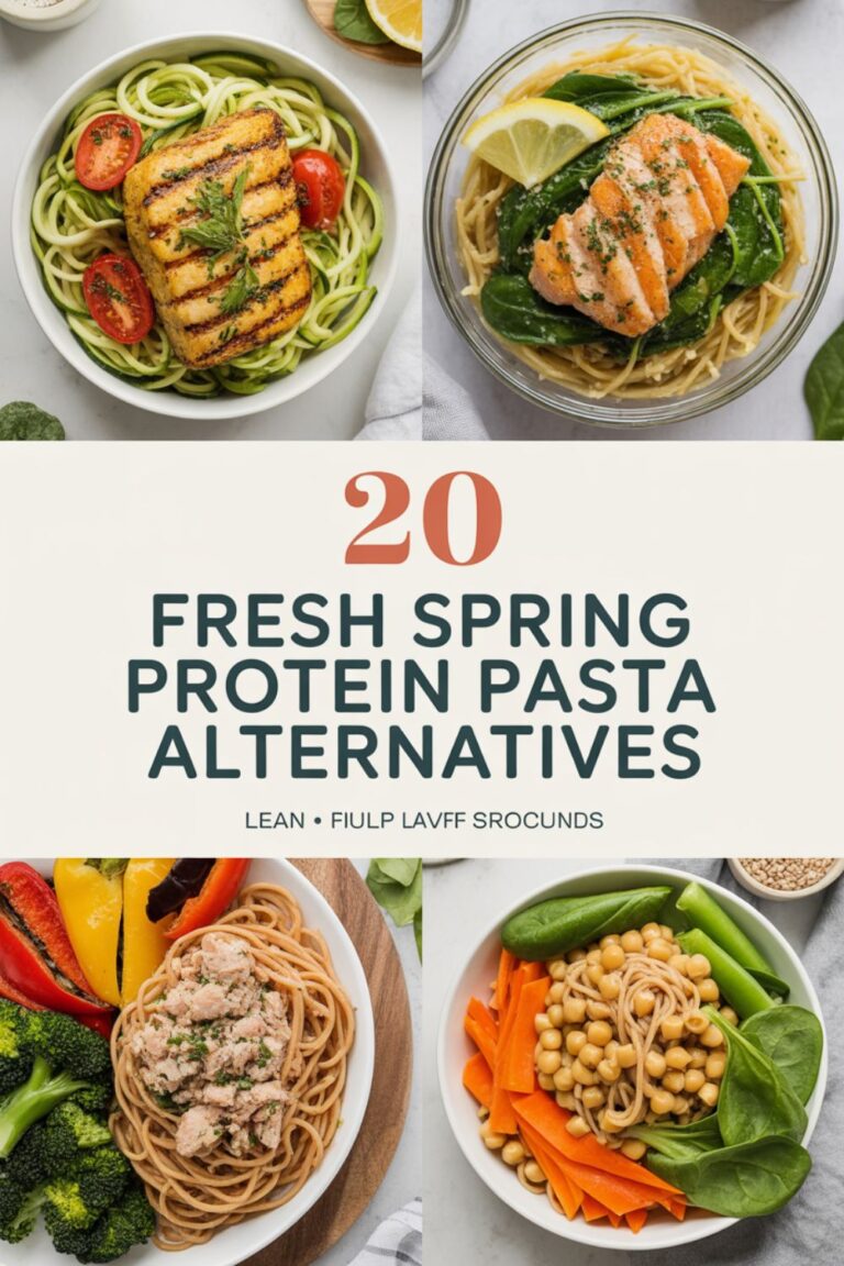 20 Fresh Spring Protein Pasta Alternatives
