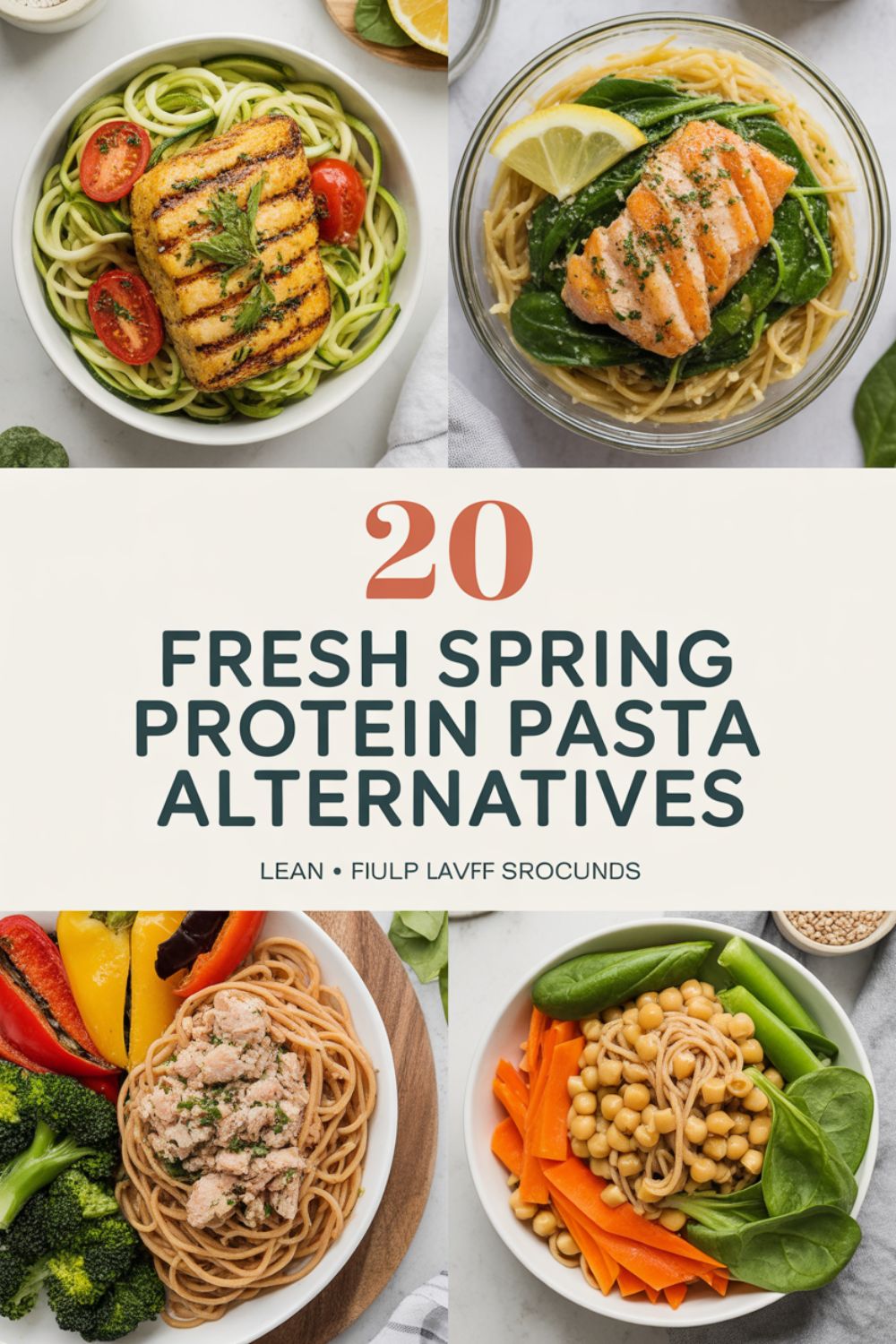 20 Fresh Spring Protein Pasta Alternatives 2