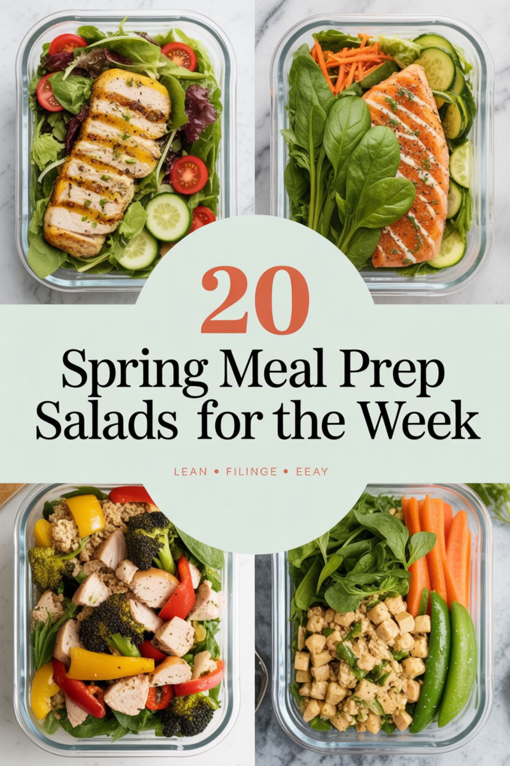 20 Spring Meal Prep Salads for the Week 2