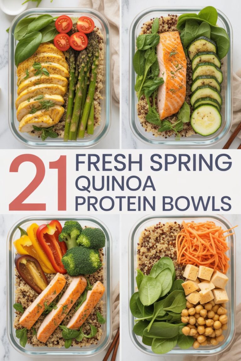 21 Fresh Spring Quinoa Protein Bowls