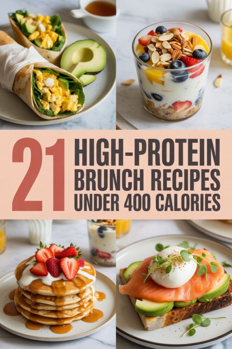 21 High-Protein Brunch Recipes Under 400 Calories