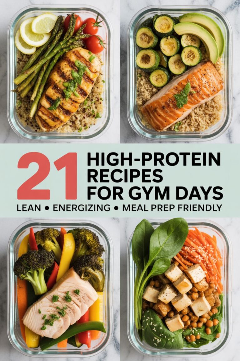 21 High-Protein Recipes for Gym Days 7 21 High-Protein Recipes for Gym Days