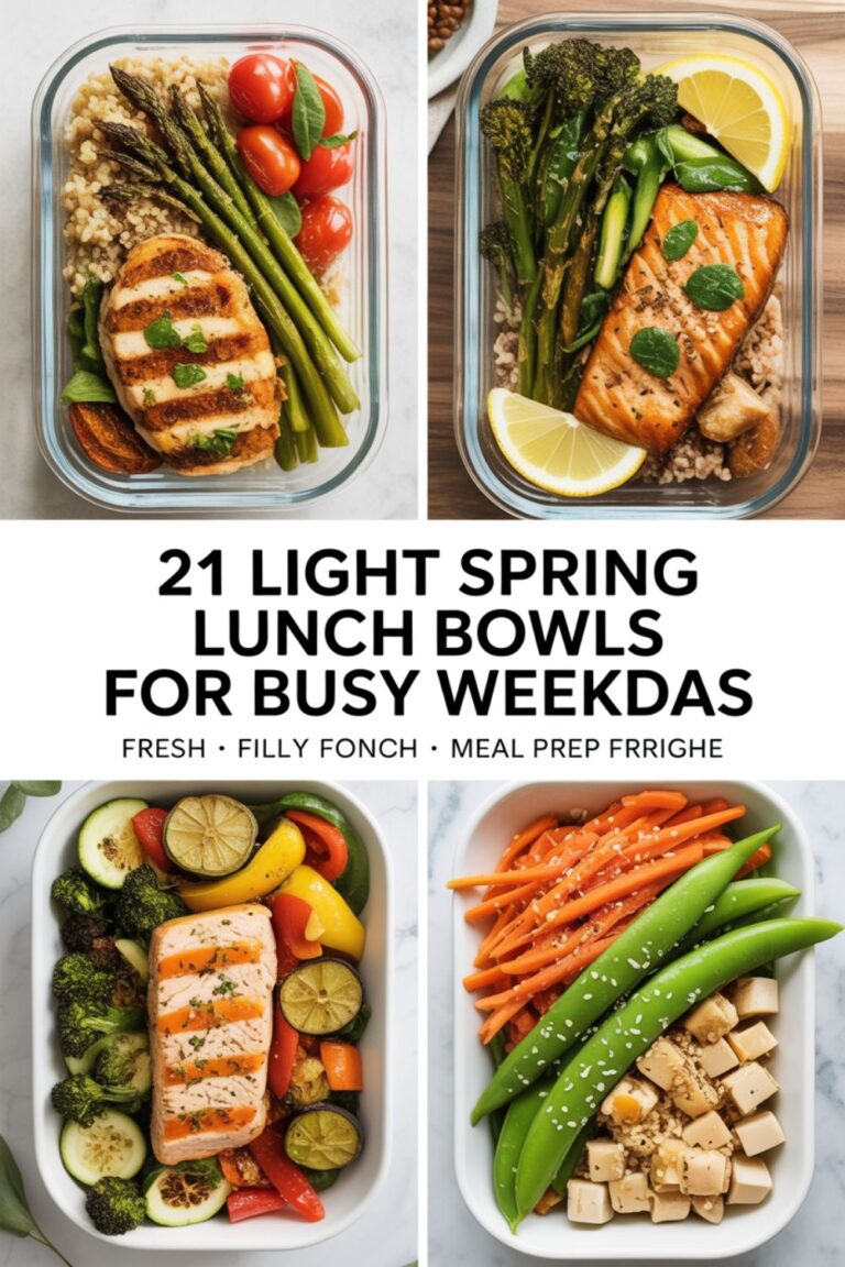 21 Light Spring Lunch Bowls for Busy Days
