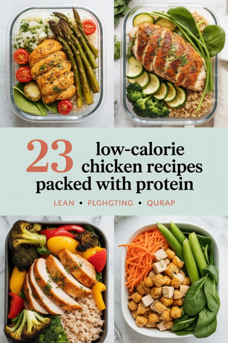 23 Low-Calorie Chicken Recipes Packed with Protein