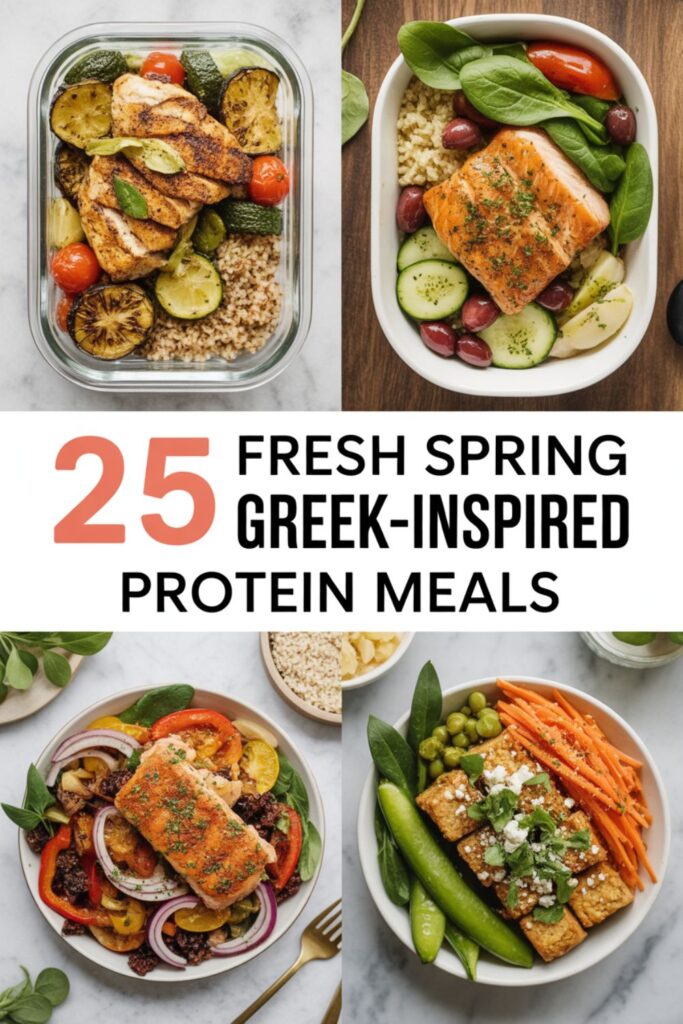 Spring Proteine 25 Fresh Spring Greek-Inspired Protein Meals