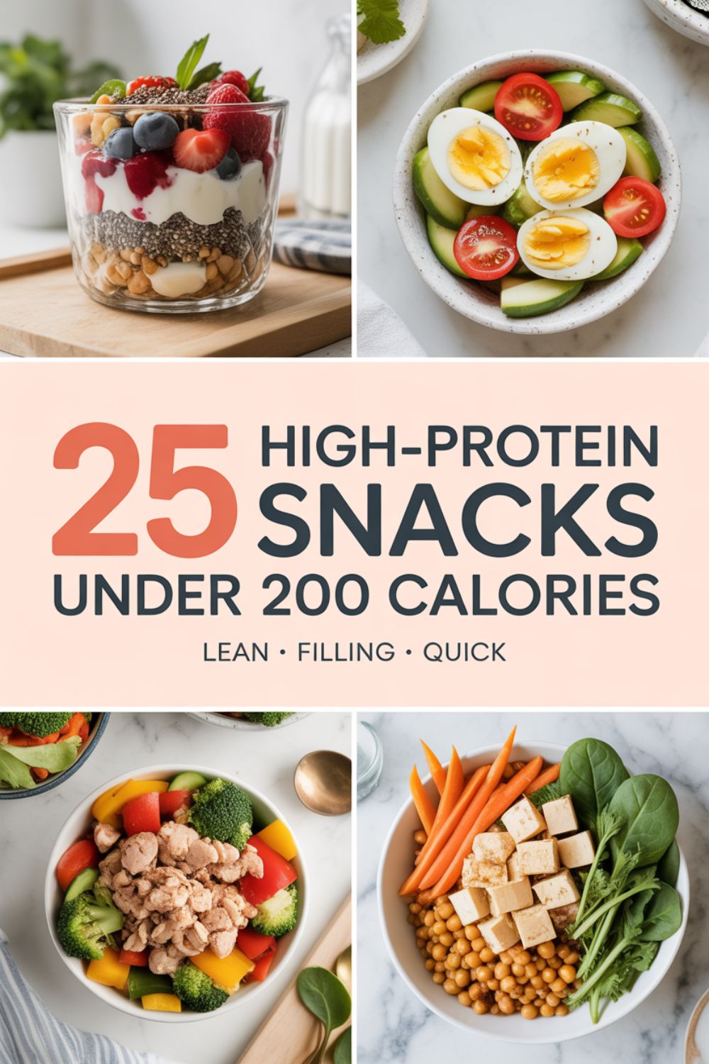 25 High Protein Snacks Under 200 Calories