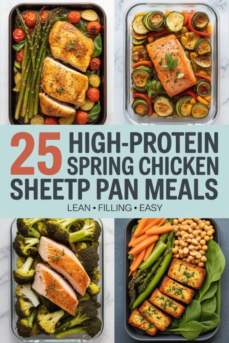 25 High-Protein Spring Chicken Sheet Pan Meals