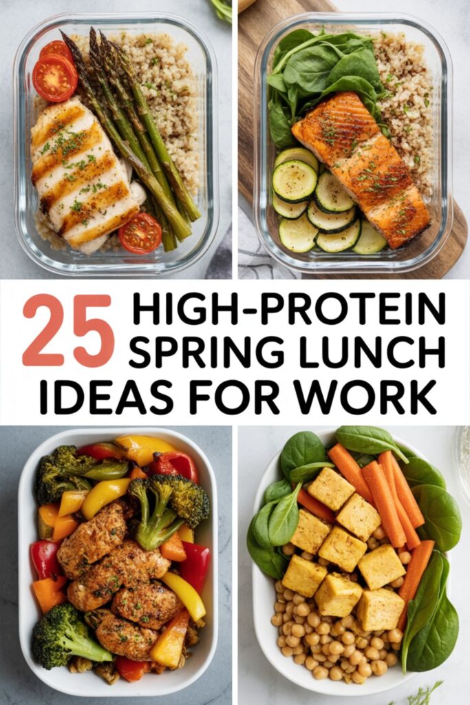 Spring Lunches 25 High-Protein Spring Lunch Ideas For Work