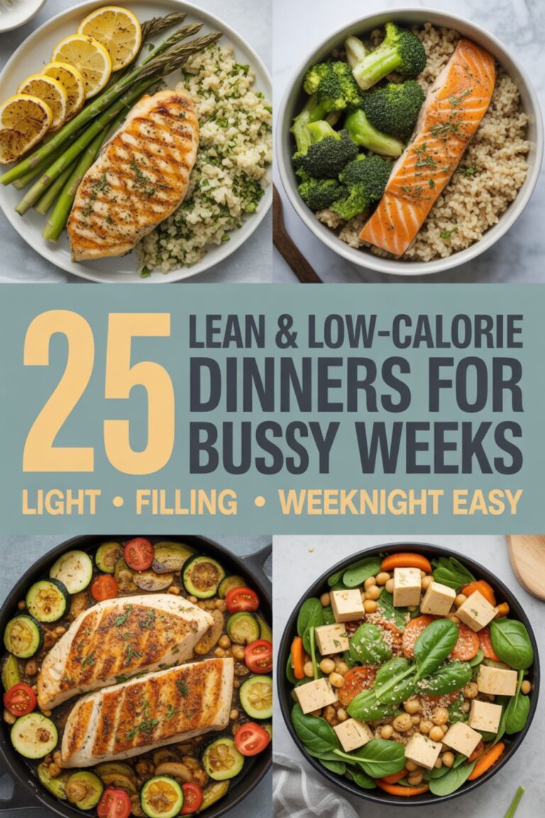 25 Lean & Low-Calorie Dinners for Busy Weeks 19 25 Lean & Low-Calorie Dinners for Busy Weeks