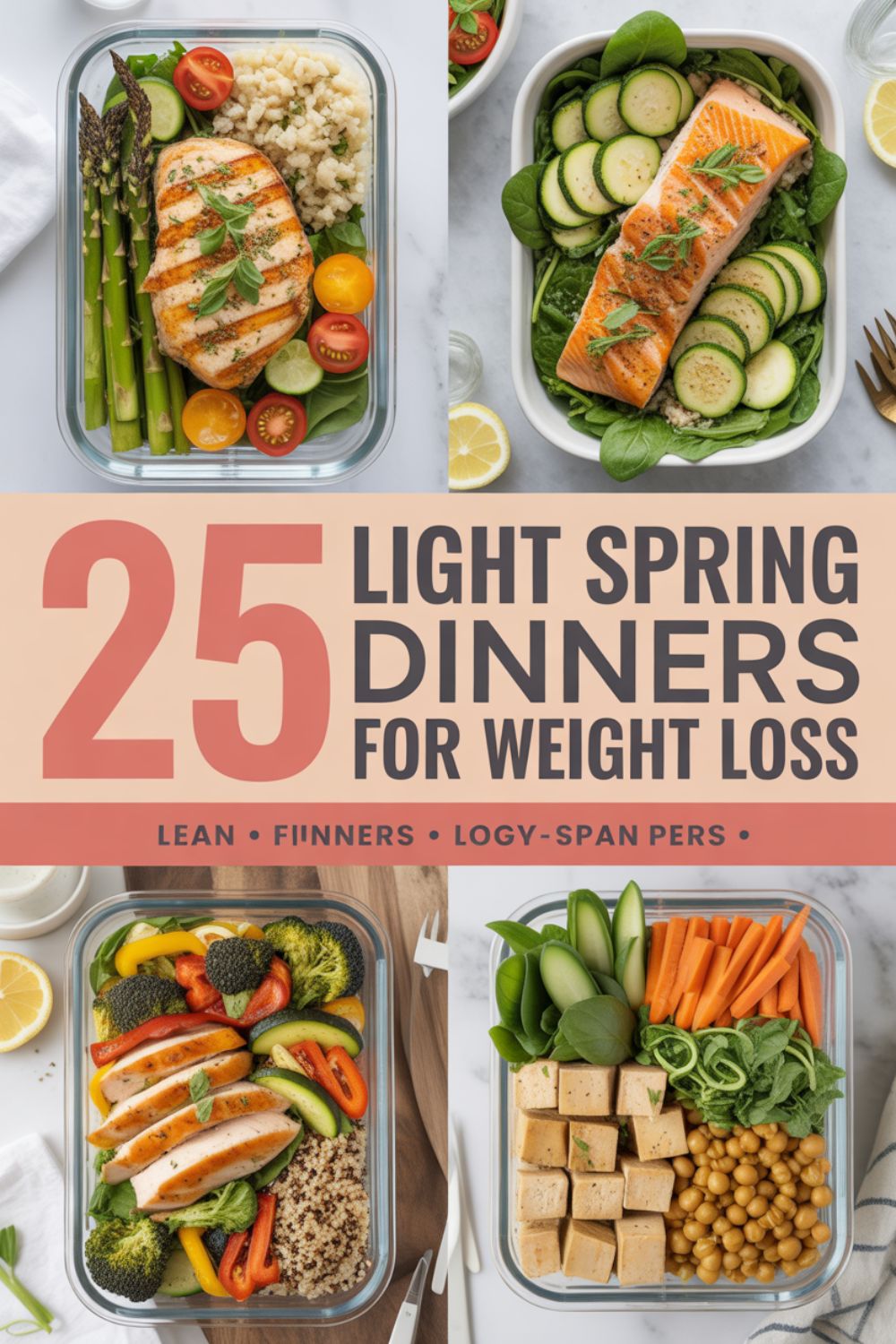 25 Light Spring Dinners for Weight Loss