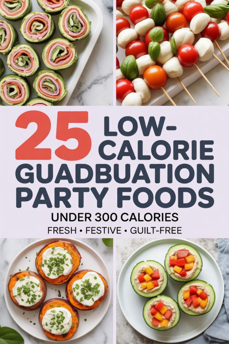 25 Low-Calorie Graduation Party Foods Everyone Will Actually Eat