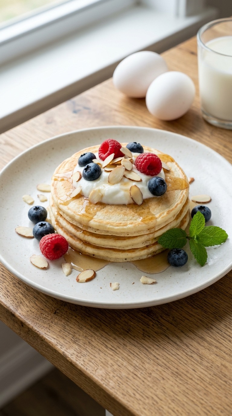 18 High-Protein Pancakes Under 400 Calories Per Serving