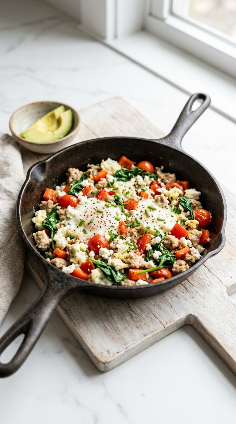 20 High-Protein Breakfast Skillet Recipes Under 400 Calories