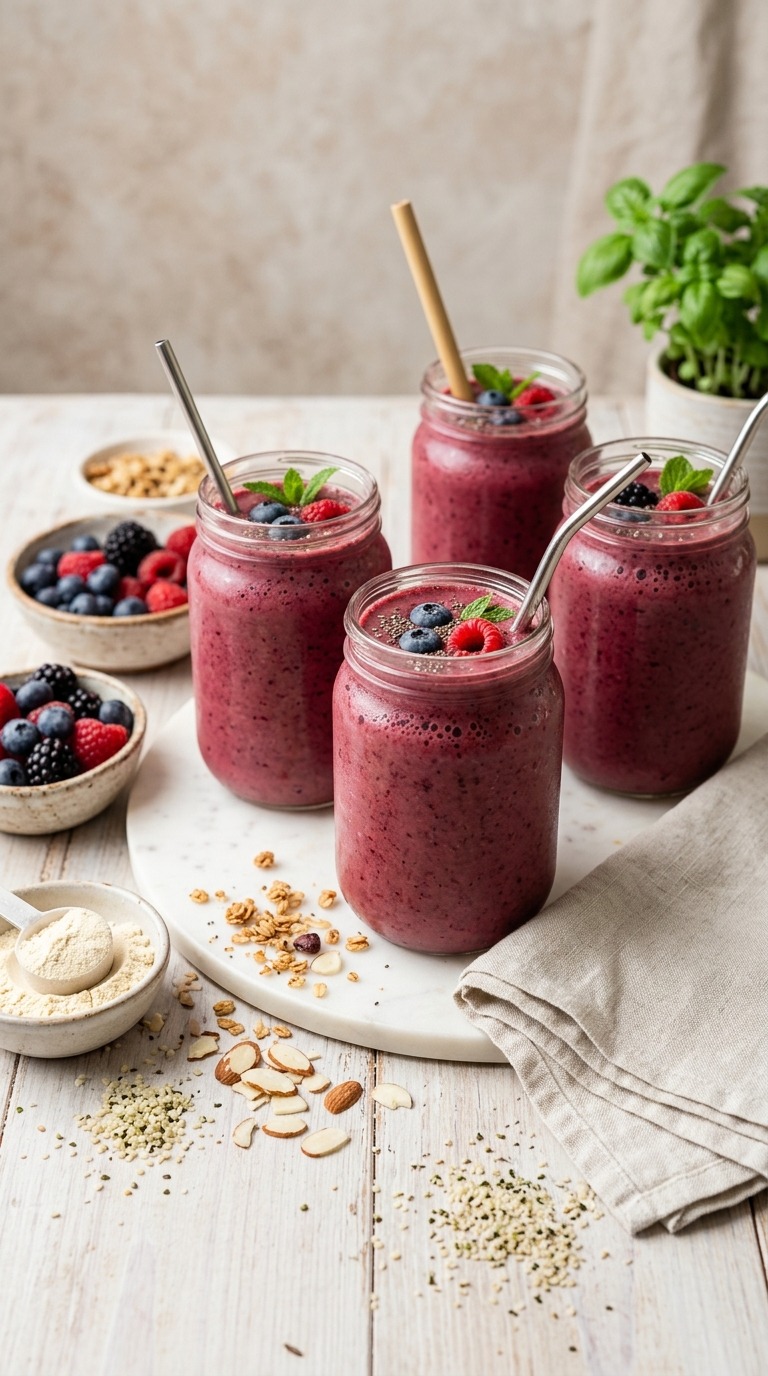 21 Berry Protein Smoothies For Post-Workout Recovery