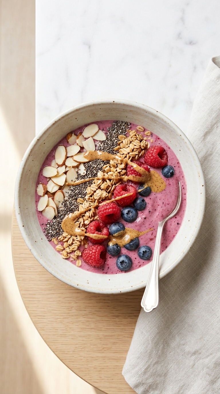 21 High-Protein Smoothie Bowls For Breakfast Under 400 Calories