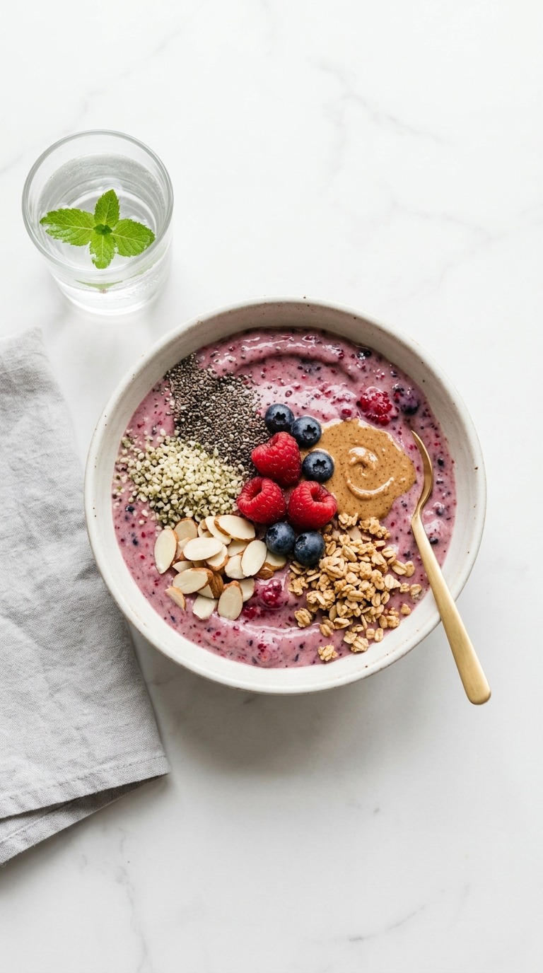 21 High-Protein Smoothie Bowls For Breakfast Under 400 Calories